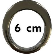 Damla Yan Halka Krom 32 mm Kulp