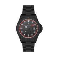 Daniel Klein DK.1.13735-5 Yacht Master Tasarım Fosforlu Kadranlı Çelik Kaplama Suya Dayanıklı Siyah Erkek Kol Saati