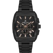 Daniel Klein DK.1.13801-5 Exclusive Tüm Fonksiyonları Aktif Suya Dayanıklı Çelik Kaplama Siyah Erkek Kol Saati