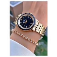 Daniel Klein MRD11390 Altın Renk Taşlı Kadın Kol Saati