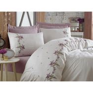 Dantela Nisa Vita Pamuk Saten 200 x 220 cm Çift Kişilik Nevresim Takımı