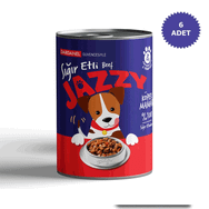 Dardanel 400 gr x 6 Adet Etli Jazzy Köpek Maması