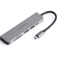 Dark DK-AC-U31X38 Type-C To HDMI Kart Okuyucu Çevirici Hub