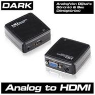 Dark VGA to HDMI Aktif Dönüştürücü
