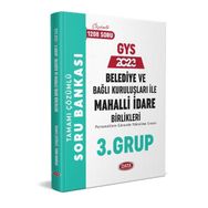 Data Yayınları 2023 Belediye ve Bağlı Kuruluşları ile Mahalli İdare Birlikleri 3. Grup Tamamı Çözümlü Soru Bankası