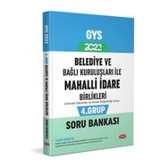 Data Yayınları 2023 Belediye ve Bağlı Kuruluşları ile Mahalli İdare Birlikleri 4. Grup Soru Bankası