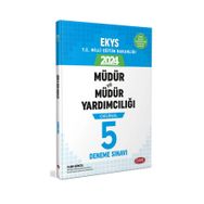 Data Yayınları 2024 MEB EKYS Müdür ve Müdür Yardımcılığı Orijinal 5 Deneme Sınavı
