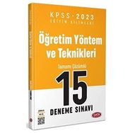 Data Yayınları KPSS Eğitim Bilimleri Öğretim Yöntem ve Teknikleri 15 Deneme Sınavı