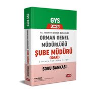 Data Yayınları Orman Genel Müdürlüğü Şube Müdürü İdari Görevde Yükselme Sınavı Soru Bankası
