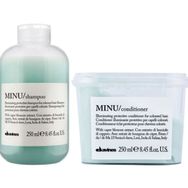 Davines 250 ml Boyalı Saçlar Minu Şampuanı + 250 ml Saç Kremi