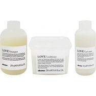Davines Love Curl 250 ml Şampuan + 250 ml Krem + Lovely Curl 150 ml Krem