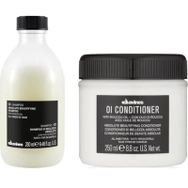 Davines Oi-Oil Sülfatsız Bakım 280 ml Şampuanı ve Oi 250 ml Nemlendiricili Krem