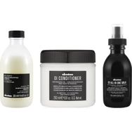 Davines Oi/Oil Sülfatsız 280 ml Şampuan + 250 ml Kremi + 135 ml Süt