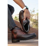 Daxtors D0504 Kahverengi Taban Dahil Komple Kürklü Kışlık Kadın Bot