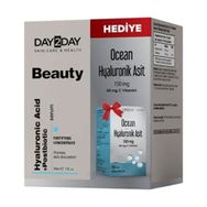 Day2Day Beauty Hyaluronic Acid Serum 30 ml + Ocean Hyaluronik Asit 150 mg 30 Kapsül