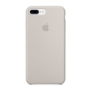 Daytona Apple iPhone 7/8 Plus Açık Gri Silikon Cep Telefonu Kılıfı