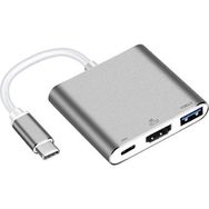Daytona Fix Fc01 3 in 1 Type C Hdmi Usb Çoklu Adaptör