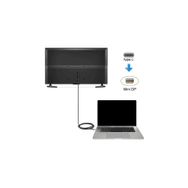 Daytona K-02E Type-C To Mini Display Port 4K Hd 1.8 mt Gri Görüntü Aktarım Kablosu