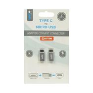 Daytona USB-C Type-C M Mikro USB F 2'li Paket Şarj ve Senkronizasyon Çevirici HUB Adaptörü