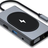 Daytona W9 Type-C To USB 3.0 HDMI RJ45 VGA Sd Tf Pd Aux 9 Port Adaptör