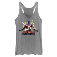 DC COMİCS Black Adam Smasher Pozu Gray Heather Kadın Atlet