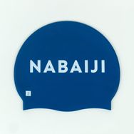 Decathlon 500 Nabaiji Logolu Mavi Silikon Yüzücü Bonesi