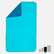 Decathlon 80x130 cm Mavi Yeşil L Çift Taraflı Mikrofiber Havlu