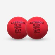 Decathlon Artengo TB100 Sünger 9 cm Kırmızı 2'li Tenis Topu
