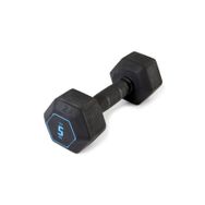 Decathlon Corength Siyah Hex Kas Geliştirme Kauçuk 5 Kg Dambıl