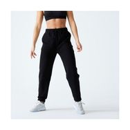 Decathlon Domyos 500 Regular Fitness Hafif Antrenman Kadın Siyah Eşofman Altı