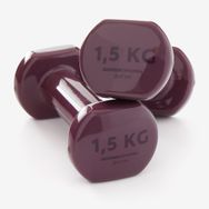 Decathlon Domyos Bordo 2 Adet Fitness 1,5 kg Dambıl