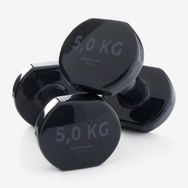 Decathlon Domyos Fitness Siyah 2x5 kg Dambıl
