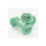 Decathlon Domyos Fitness Yeşil 2x1 kg Dambıl