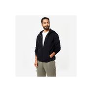 Decathlon Domyos Siyah Kapüşonlu Fermuarlı Erkek Sweatshirt