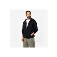 Decathlon Domyos Siyah Kapüşonlu Fermuarlı Erkek Sweatshirt