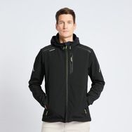 Decathlon Erkek Softshell Mont - Siyah - Sailing 500 - Lacivert - 2XL