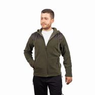 Decathlon Huglu Haki Avcılık ve Doğa Gözlemi Ses Çıkarmayan Hırka Erkek Polar