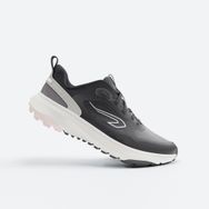 Decathlon Kiprun JF190 Grip Kalenji Siyah Pembe Kadın Koşu Ayakkabısı