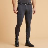 Decathlon Koyu Gri 140 Fouganza Erkek Binici Pantolonu