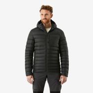 Decathlon MT500 10 °C Forclaz Kuş Tüyü Şişme Kapüşonlu Siyah Erkek Outdoor Mont