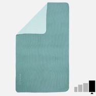 Decathlon Nabaiji Koyu Yeşil Yeşil Çizgili 110x175 cm Mikrofiber Deniz Havlusu