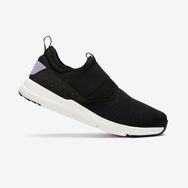 Decathlon Newfeel Kadın Siyah Lila Pw 160 Slip-On Yürüyüş Ayakkabısı
