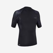 Decathlon Olaian 500 Siyah Slim Fit Kısa Kollu UV Korumalı Erkek T-Shirt