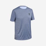 Decathlon Olaian Gri Desenli Water Erkek Standart Kalıp Kısa Kollu Uv Korumalı Tshirt
