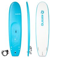 Decathlon Olaian Köpük 100 8.2 inç 1 Leash ve 3 Fin Sörf Tahtası