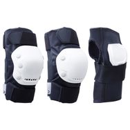 Decathlon Oxelo Paten Koyu Mavi 3X2 FİT500 Yetişkin Destek Seti
