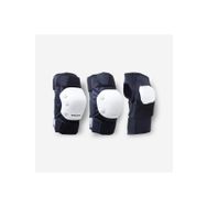 Decathlon Oxelo Paten Koyu Mavi 3X2 FİT500 Yetişkin Destek Seti