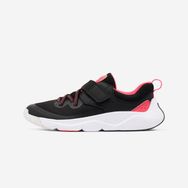 Decathlon Playful Fast Siyah Pembe Bağcıklı Çocuk Spor Ayakkabı
