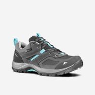 Decathlon Quechua MH100 Gri Mavi Kadın Su Geçirmez Outdoor Ayakkabı