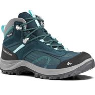 Decathlon Quechua Mh100 Mid Turkuaz Kadın Su Geçirmez Outdoor Bot